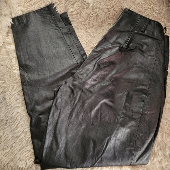 Vintage leather pants - Picture 6 of 8